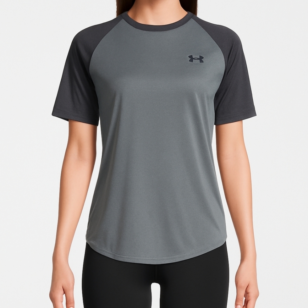Under Armour Gray Sportswear Workout T-Shirt size Sm